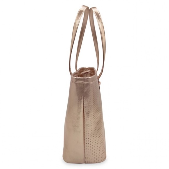 Disney Parks Mickey Mouse Icon Tote Bag Rose Gold - Picture 11 of 13